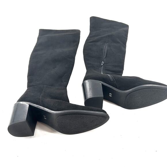 Seychelles Paradise City Over Knee Boots 6.5 NWOT Black OTK Cognac Tan Boho - Picture 10 of 10